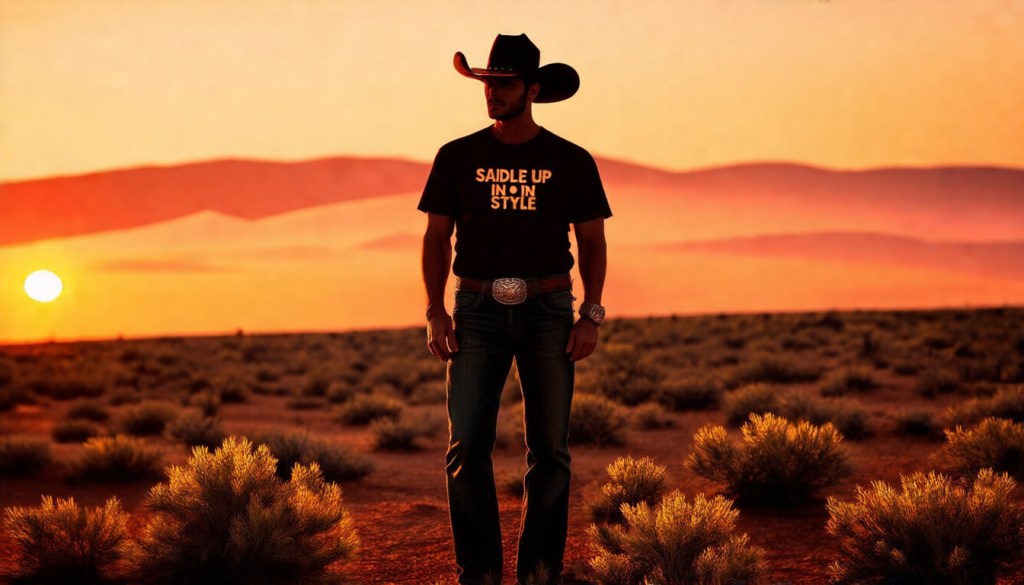 Cowboy Renaissance Sagebrush Sunset&nbsp;Tee