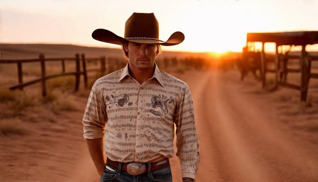 Cowboy Renaissance Trail Tunes Cotton&nbsp;Shirt