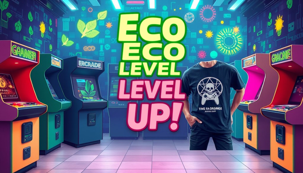 Eco Arcade Tees with Cool&nbsp;Colorways