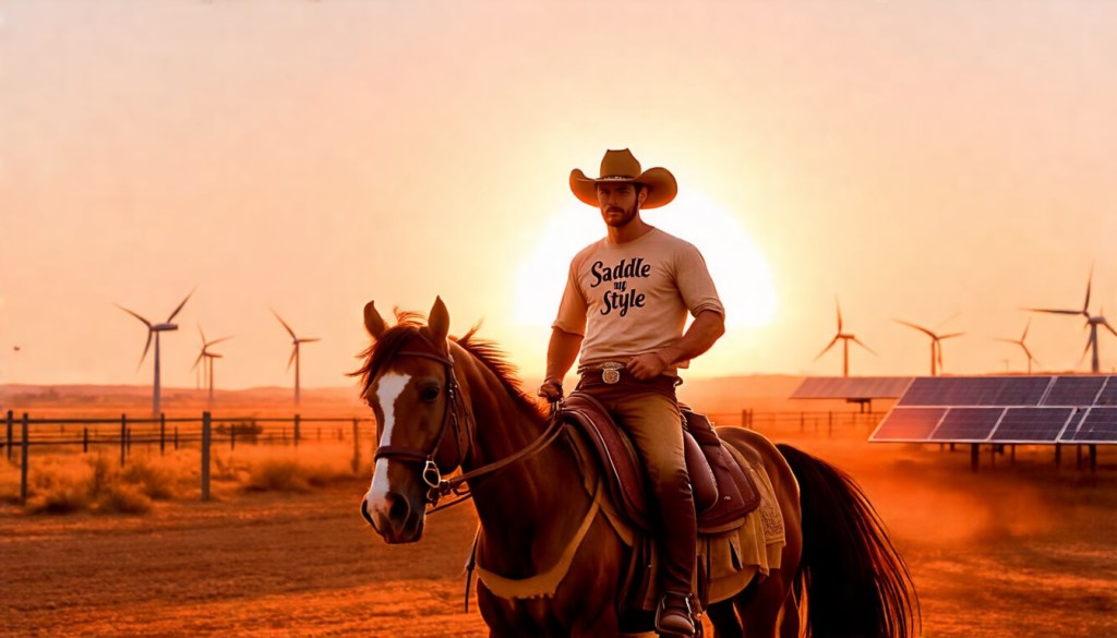 Eco Friendly Frontier Cowboy Renaissance Tee