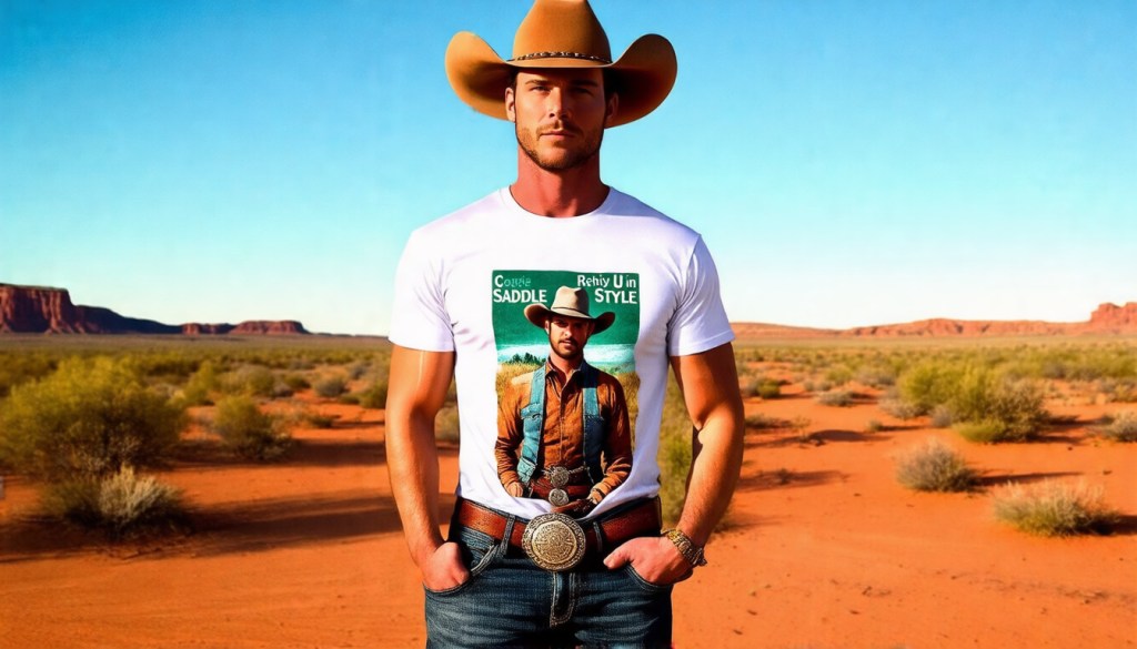 Eco Maverick Cowboy Renaissance Graphic Tee
