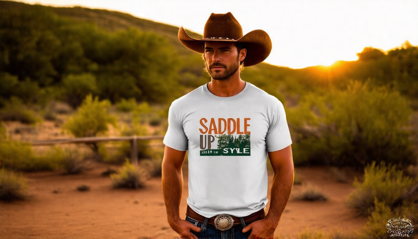 Eco Pioneer Cowboy Renaissance Soft T‑Shirt