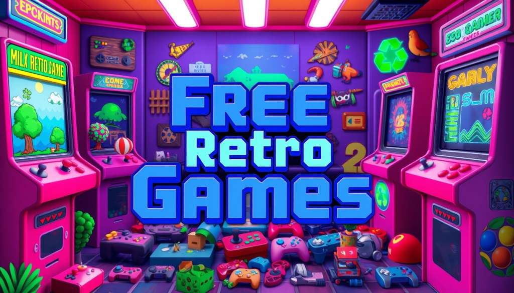 Fun Retro Games with Eco&nbsp;Themes
