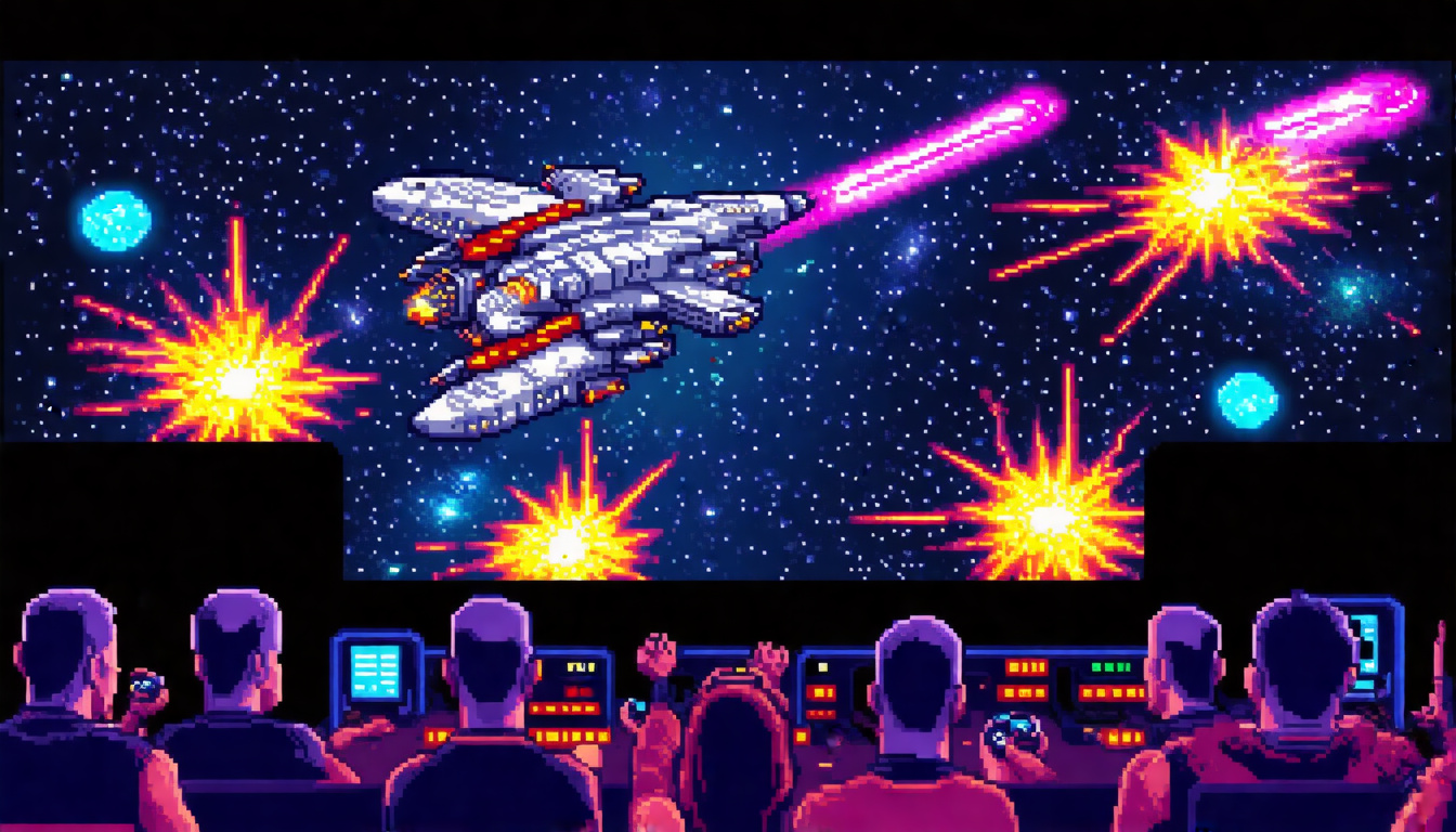 High Score Tactics Retro Space Shooter Arcade