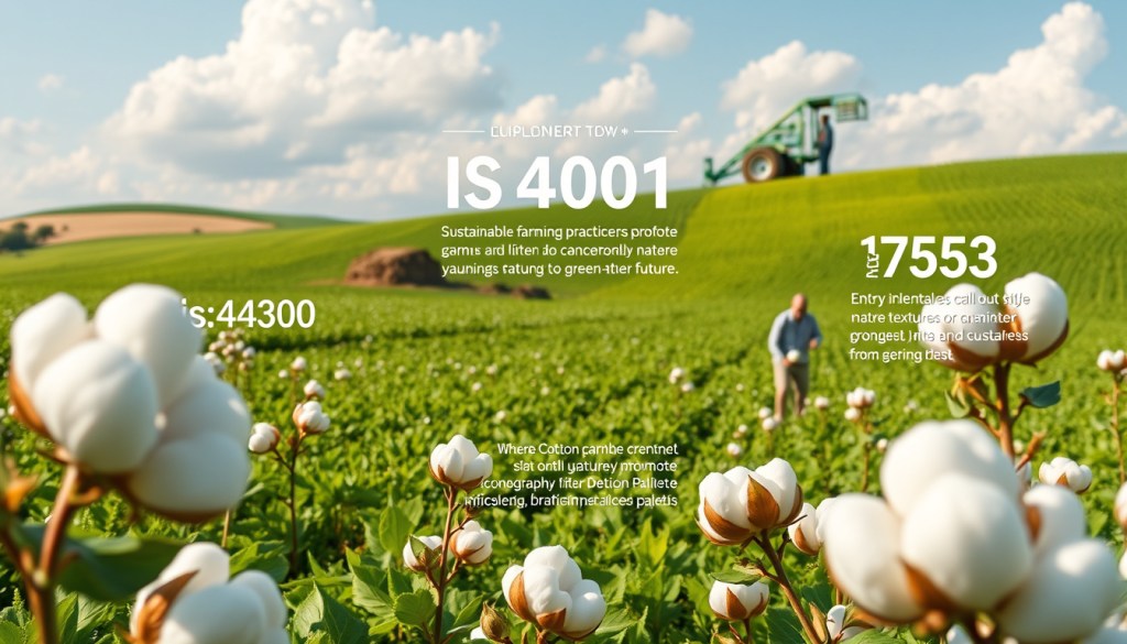Unlocking Sustainable Practices: How ISO 14001 is Revolutionizing Cotton Farms for a Greener&nbsp;Future