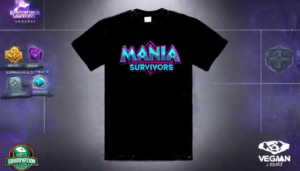 Mana Screw Survivors Gamer Tee — Unisex S–2XL in&nbsp;Black