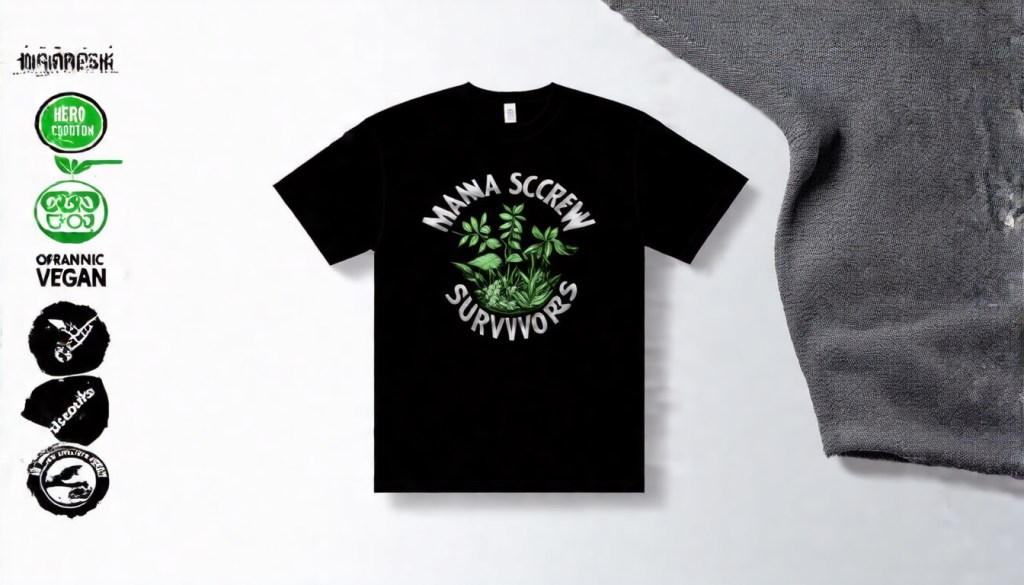 Mana Screw Survivors Organic T-Shirt | GOTS & OEKO-TEX · Black · Limited Run On&nbsp;Demand