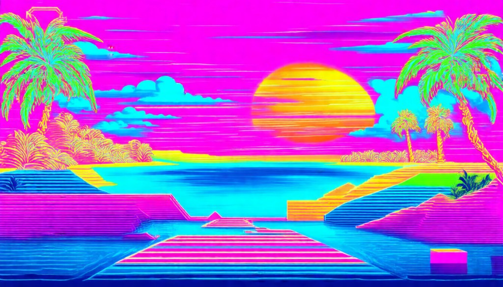 Neon Dreams of Topdeck Therapy — Statement Graphic | Vaporwave Graphic&nbsp;Tee