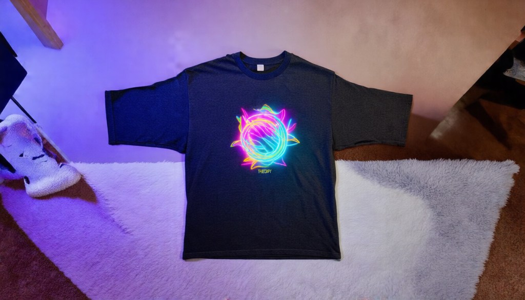 Neon Dreams of Topdeck Therapy — Streaming Apparel | Soft Unisex Tee (Anthracite · Made On&nbsp;Demand)