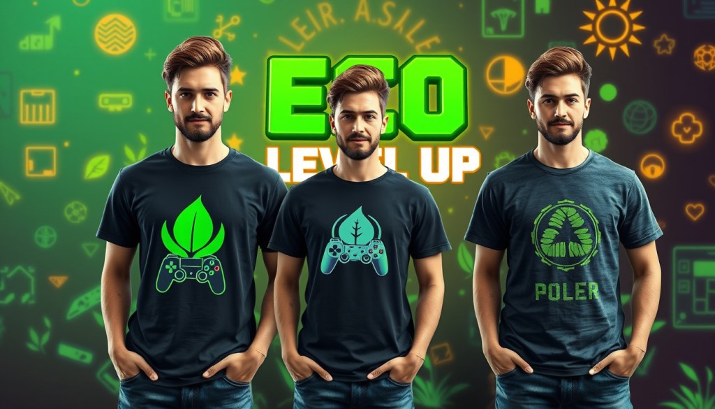 Organic Cotton Gaming Shirts for Conscientious&nbsp;Players