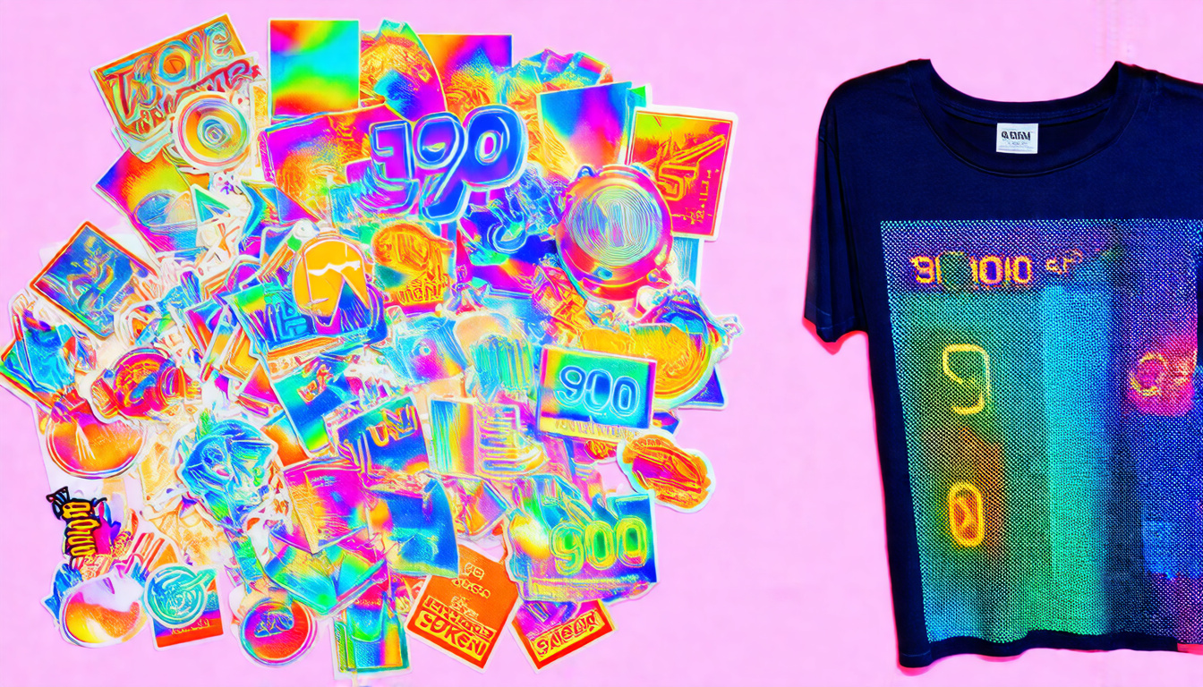 Organic Cotton Tee‑Matching 90s Holographic Stickers: Collector’s Guide
