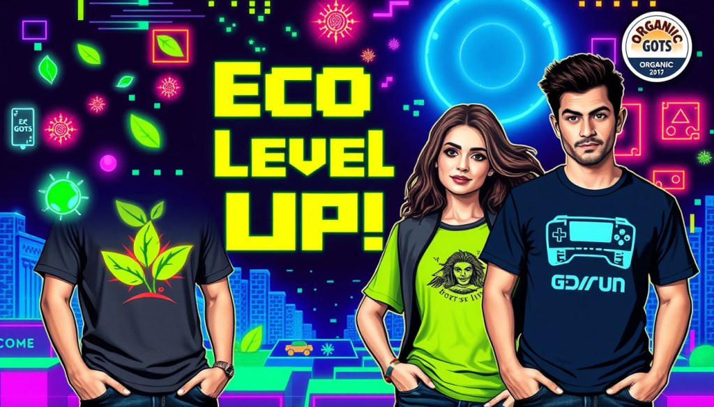 Organic Gamer Shirts with Retro&nbsp;Vibes