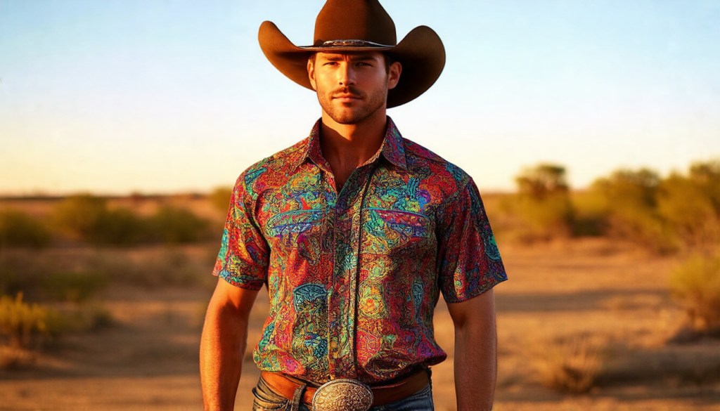 Planet-Conscious Cowboy Renaissance Cotton Shirt