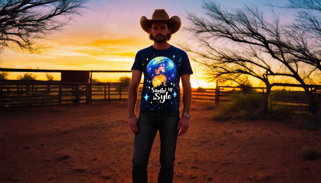 Planetwise Cowboy Renaissance Relaxed&nbsp;Tee