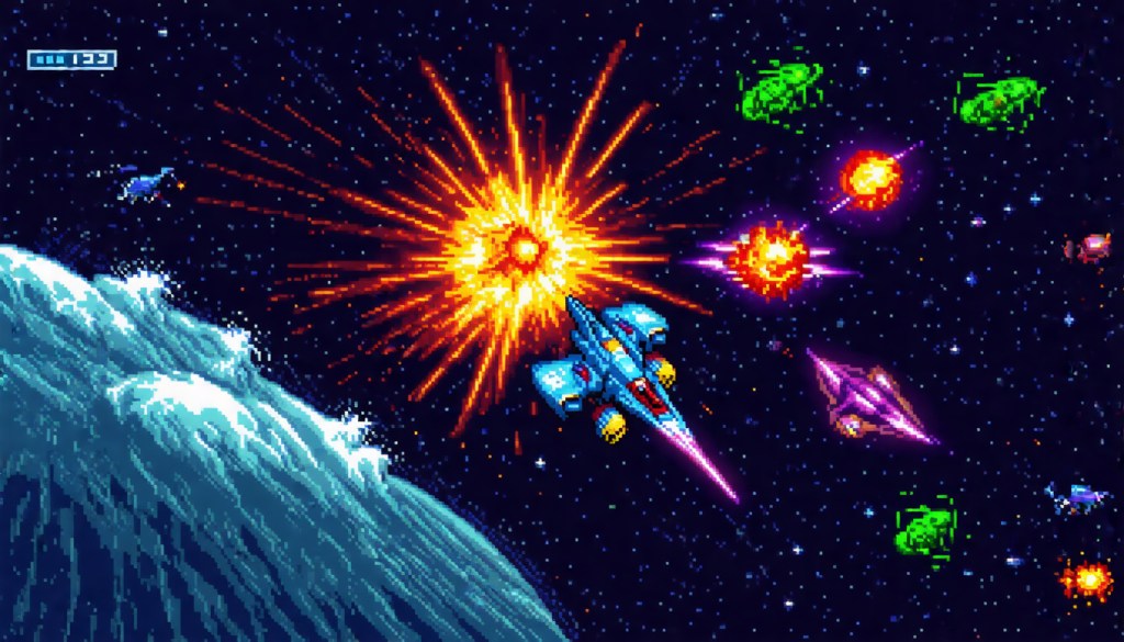 Power Up List Retro Space Shooter&nbsp;Mobile