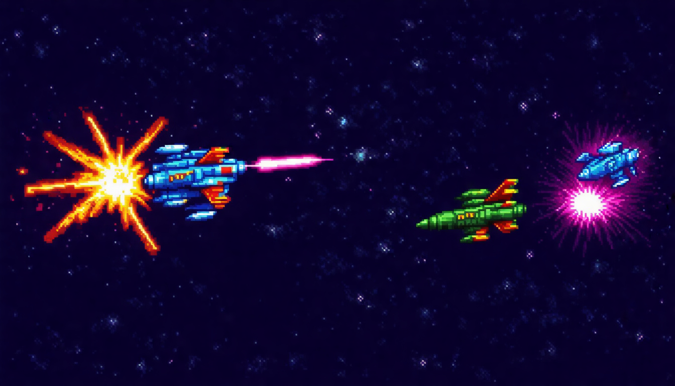 Power Up List Retro Space Shooter Online