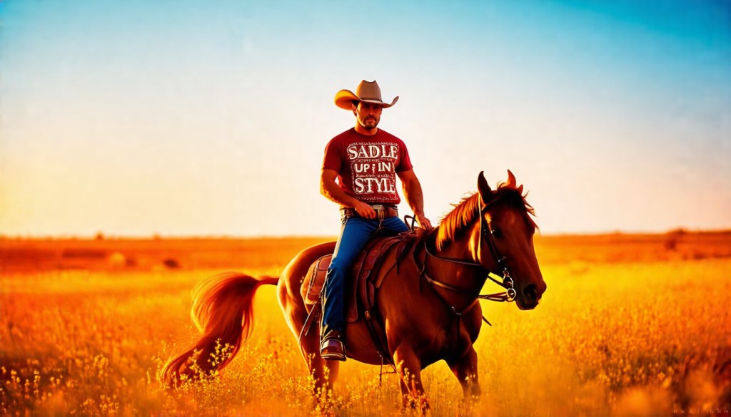 Prairie Path Rider Cowboy Renaissance&nbsp;Tee