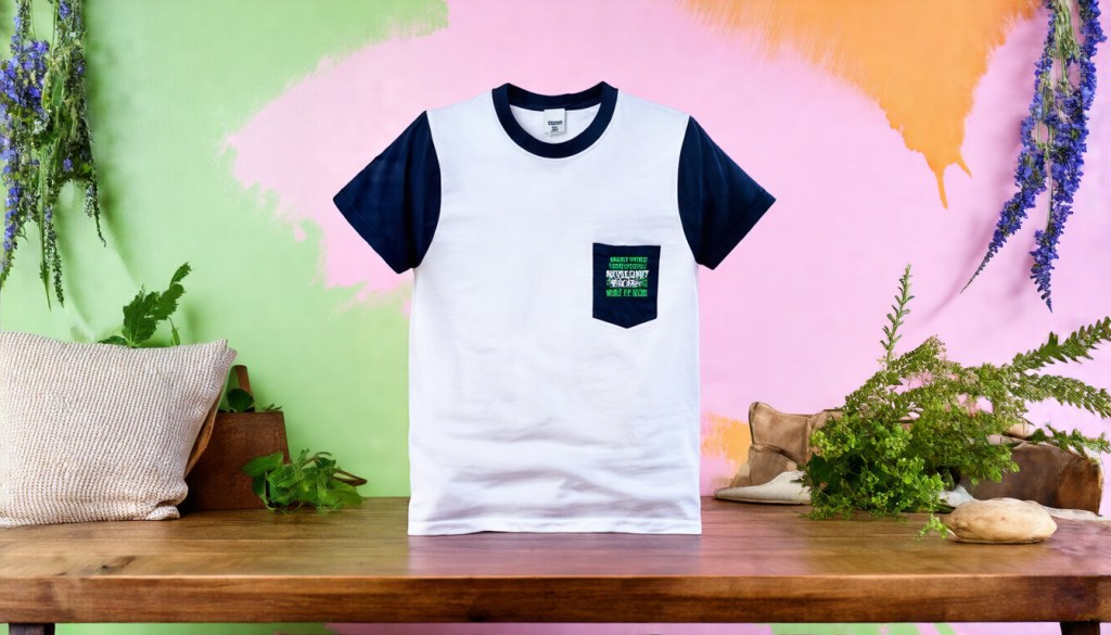 Retro Compostable Pocket&nbsp;Tee