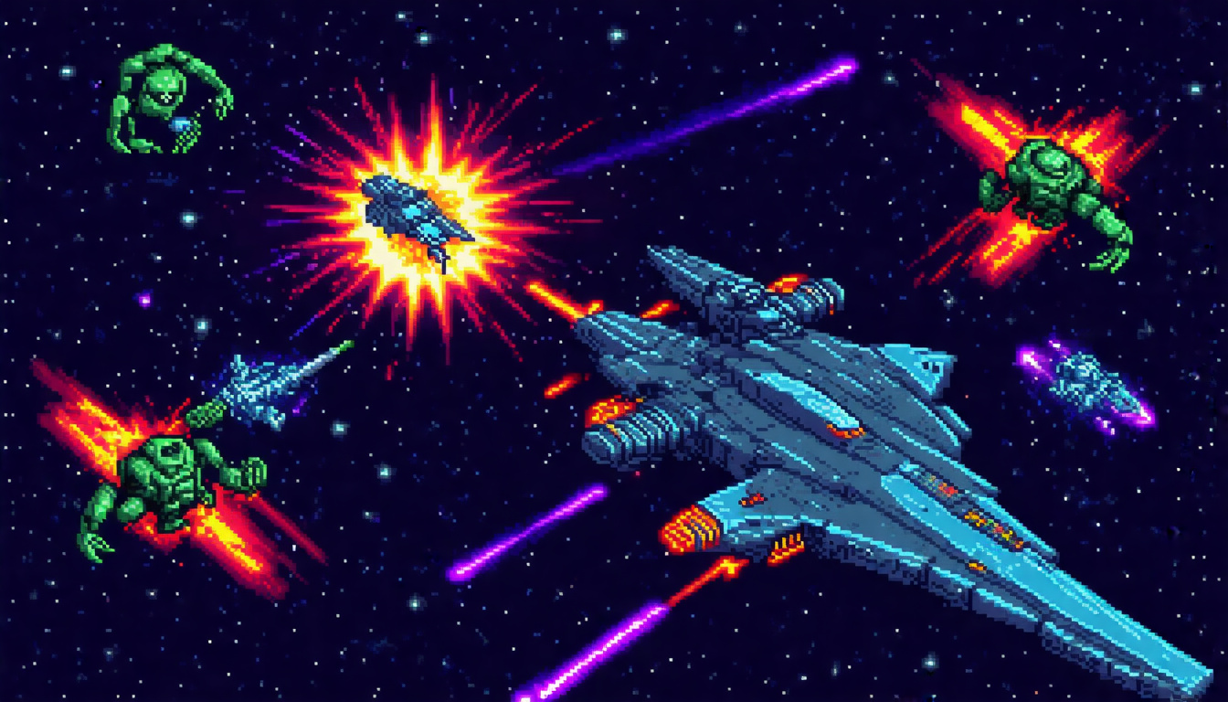 Retro Space Shooter Review Demo