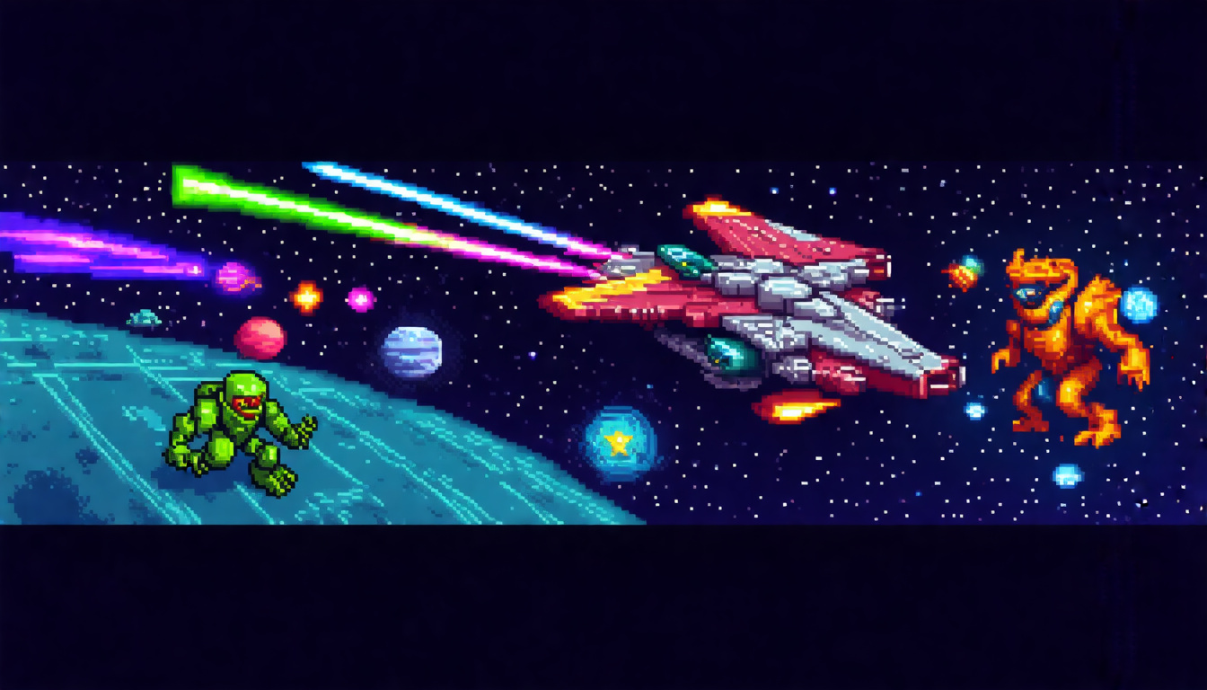 Retro Space Shooter Update Roadmap Free