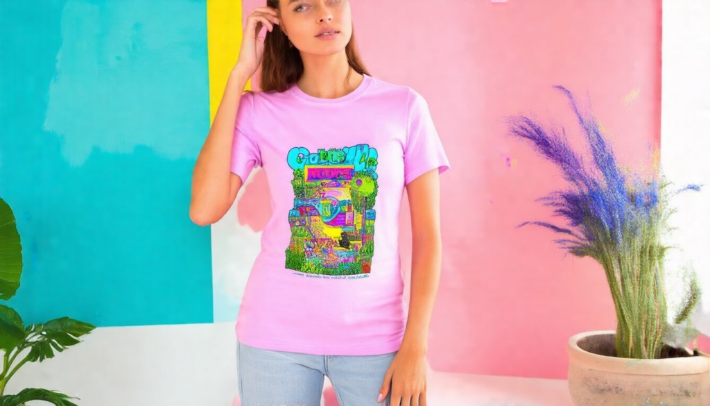 Retro Upcycled Womens&nbsp;Tee