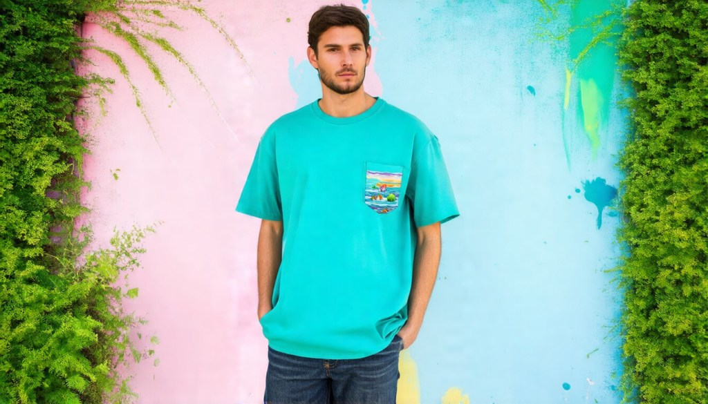 Retro Water-Saving Pocket Tee