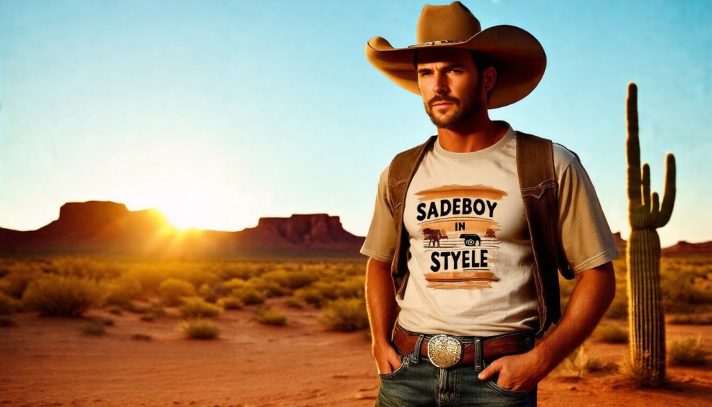 Retro Western Cowboy Renaissance Soft&nbsp;Tee