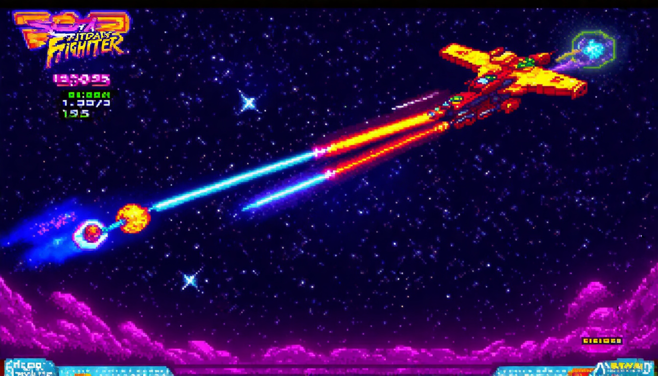 Scoring Guide Retro Space Shooter Arcade