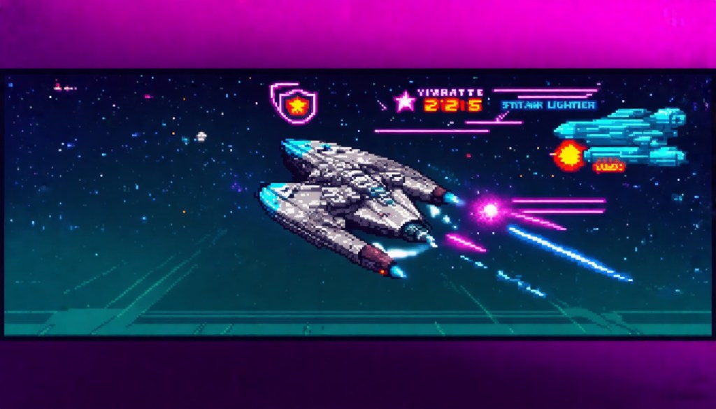 Shield Upgrades Retro Space Shooter&nbsp;Arcade