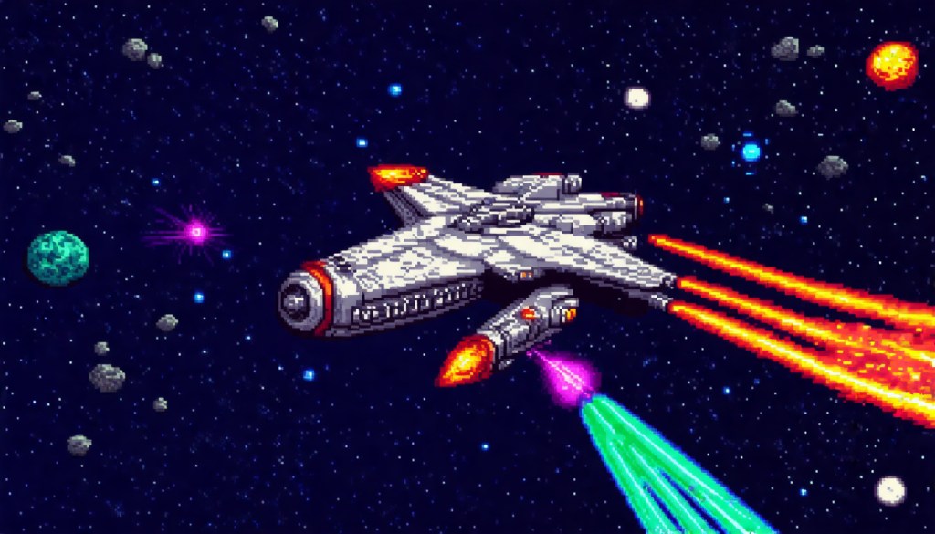 Shield Upgrades Retro Space Shooter&nbsp;Browser