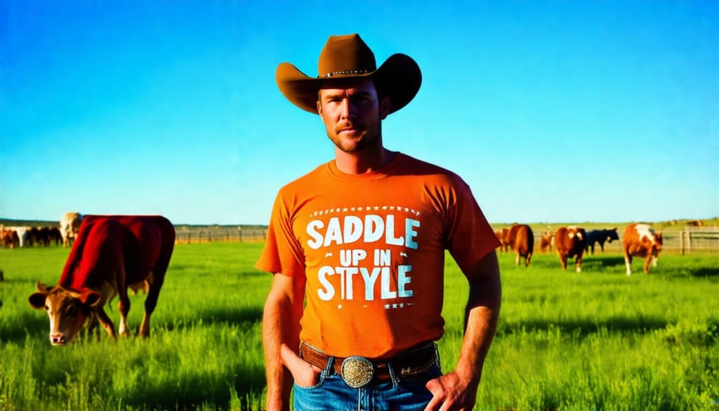 Sustainable Ranchhand Cowboy Renaissance Tee