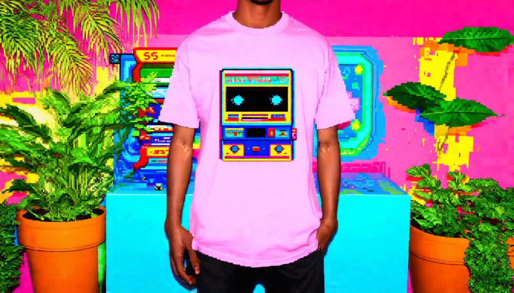 Sustainable Retro Arcade Graphic&nbsp;Tee