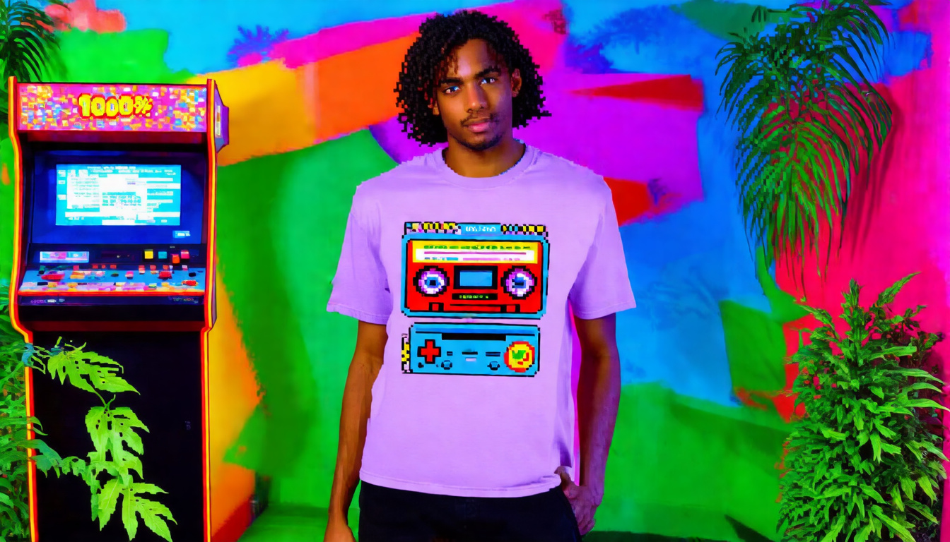 Sustainable Retro Arcade Shirt