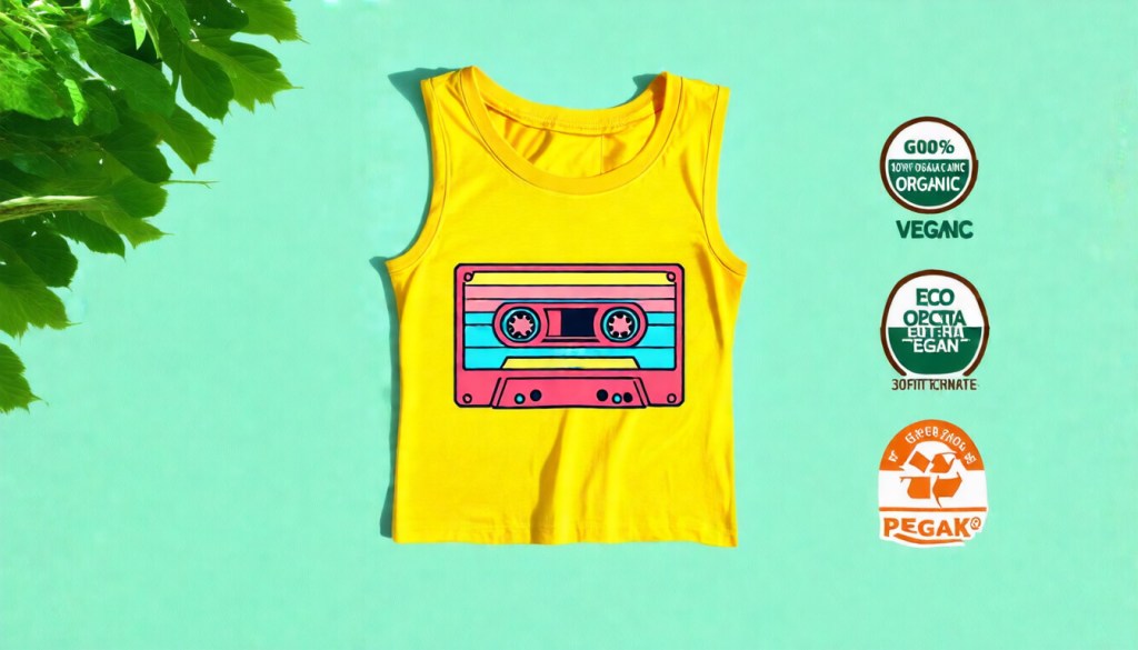 Sustainable Retro Cassette Tape Tank&nbsp;Top