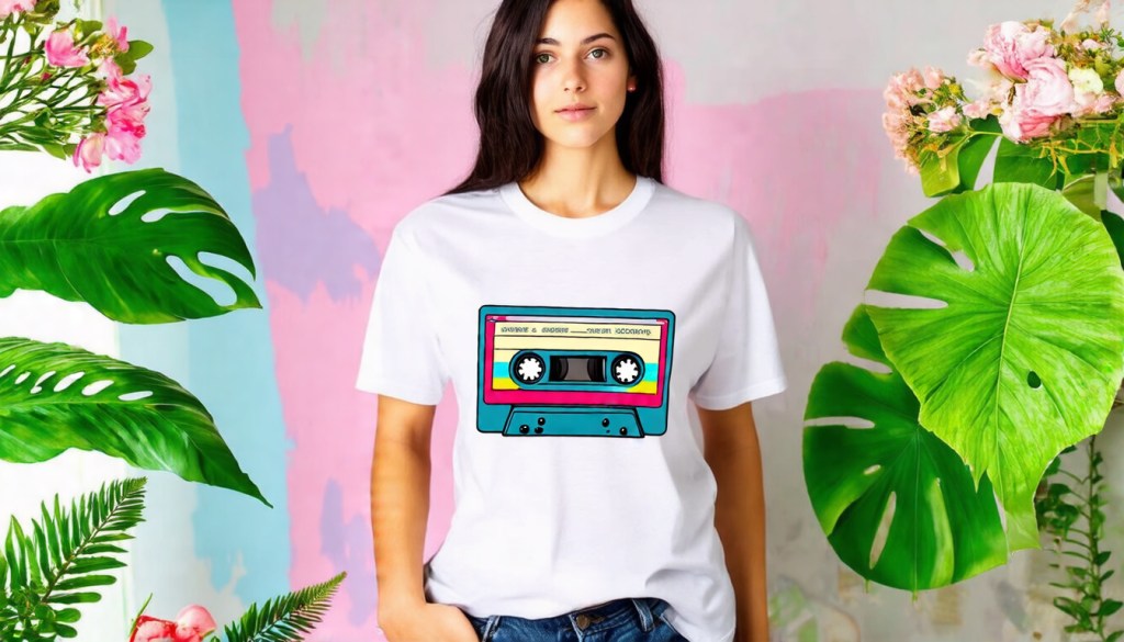 Sustainable Retro Cassette Tape&nbsp;Tee