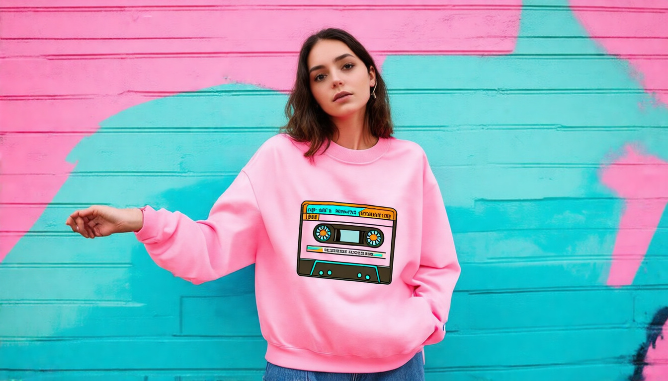 Sustainable Retro Meme Crewneck