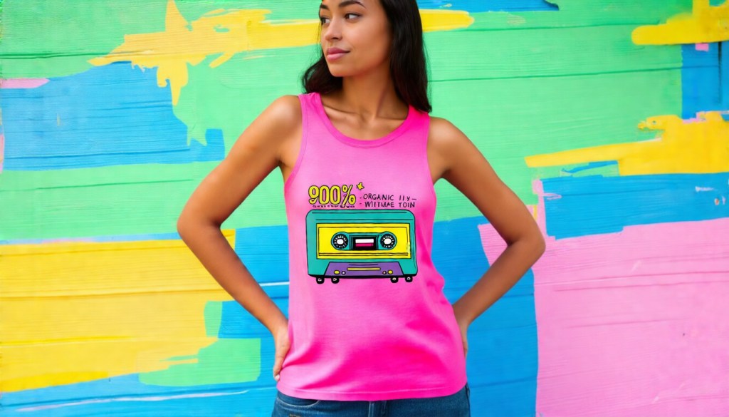 Sustainable Retro Meme Tank&nbsp;Top