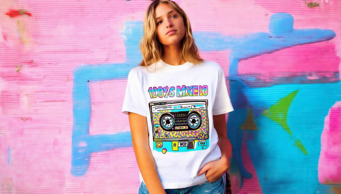 Sustainable Retro Meme Top
