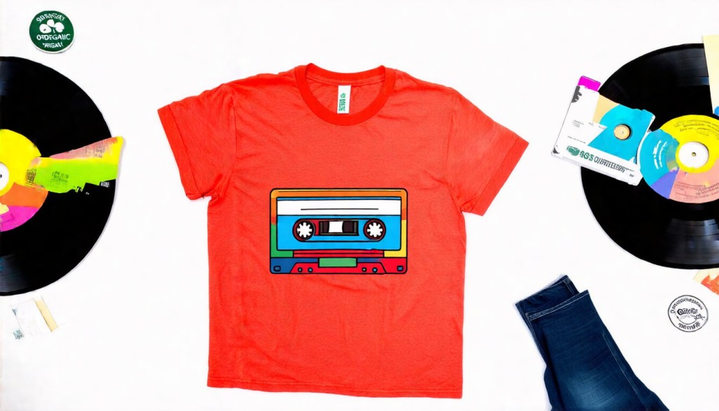 Sustainable Retro Mixtape Ringer&nbsp;Tee
