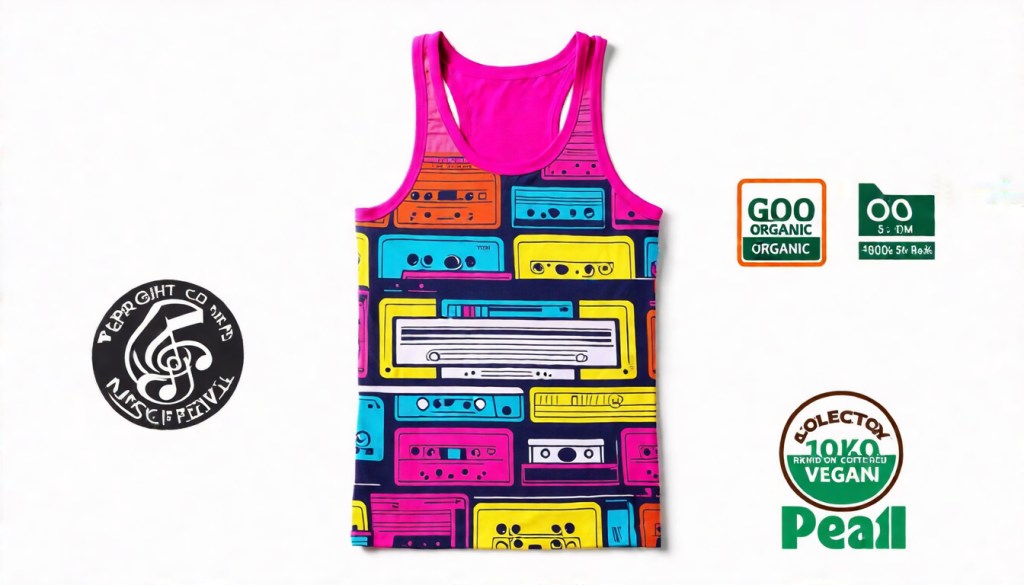 Sustainable Retro Mixtape Tank&nbsp;Top