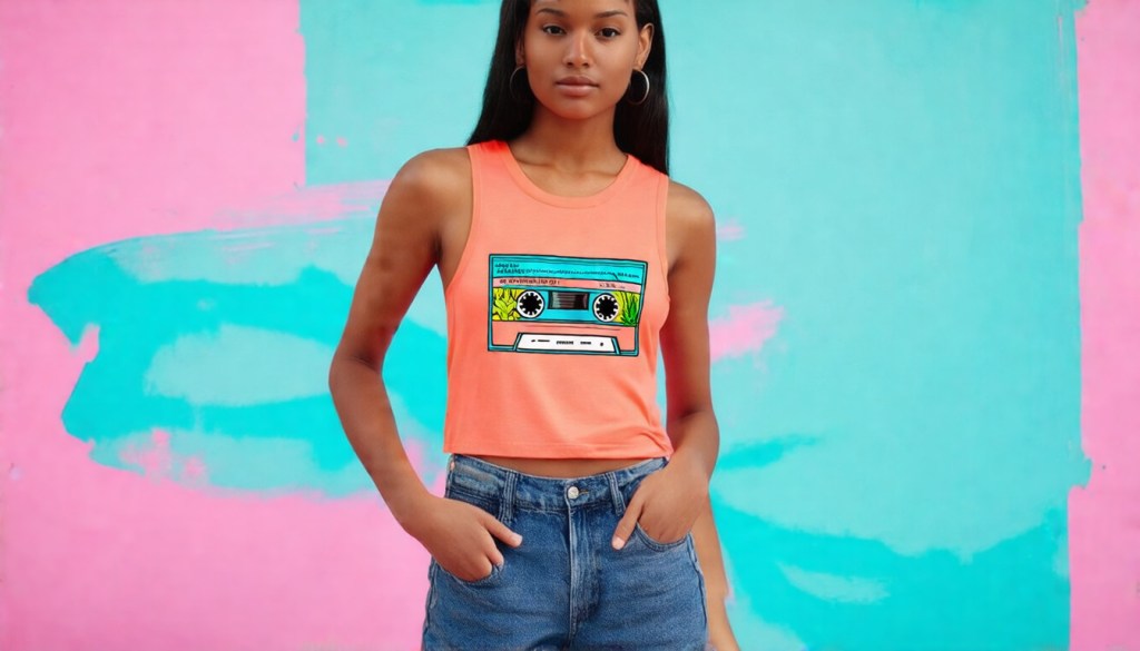 Sustainable Retro Mixtape Tank&nbsp;Top
