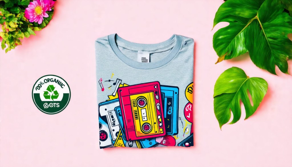 Sustainable Retro Mixtape&nbsp;Tee