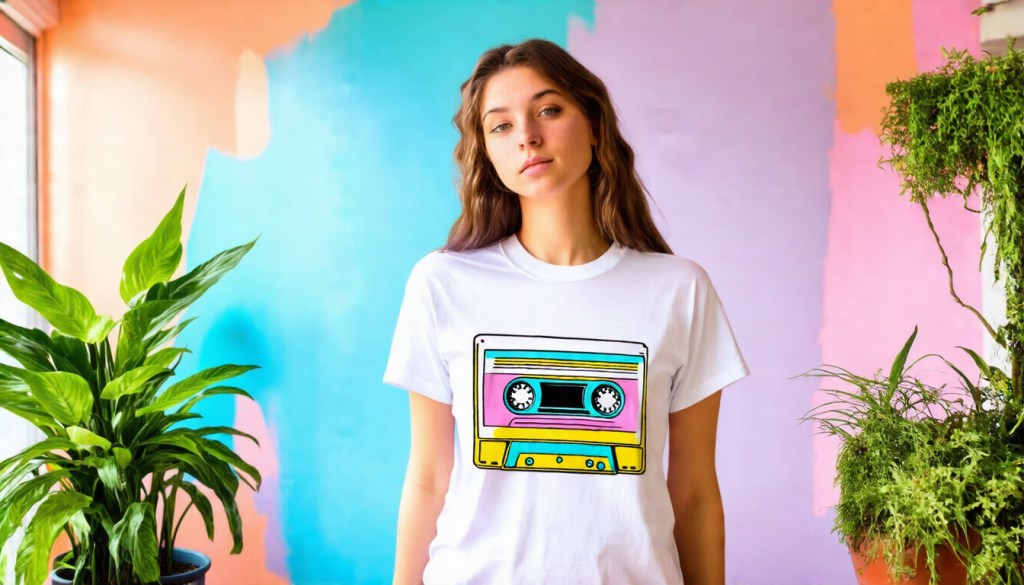Sustainable Retro Mixtape&nbsp;Tee
