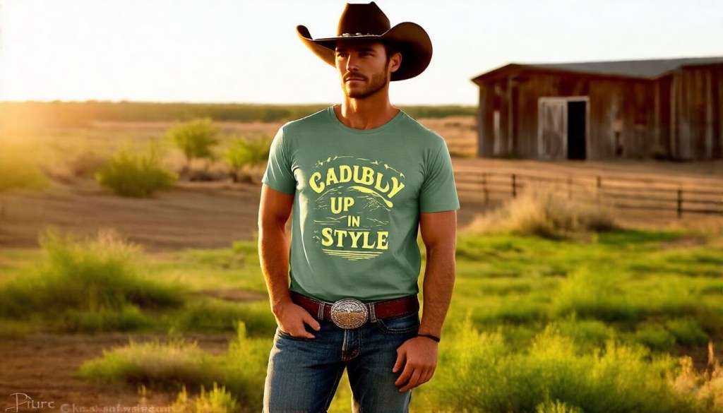 Sustainable Wrangler Cowboy Renaissance Cotton&nbsp;Tee