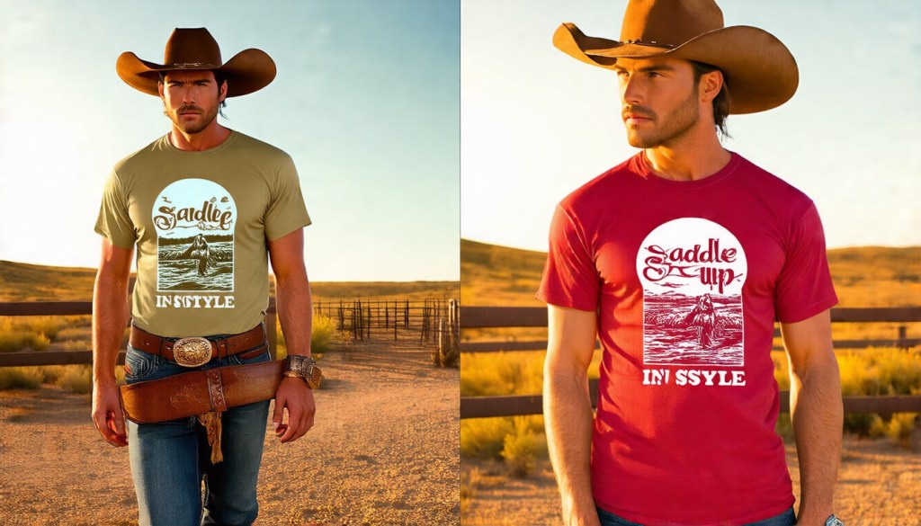 Sustainable Wrangler Cowboy Renaissance Tee