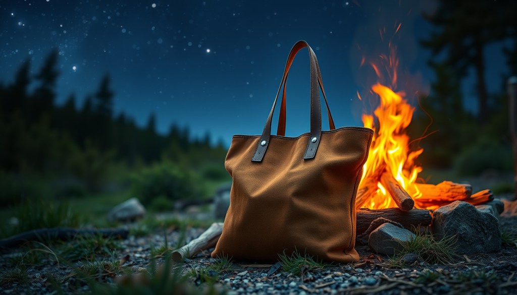 The Rugged Cowboy Tote: An Organic Companion That Thrives in Campfire&nbsp;Bliss!