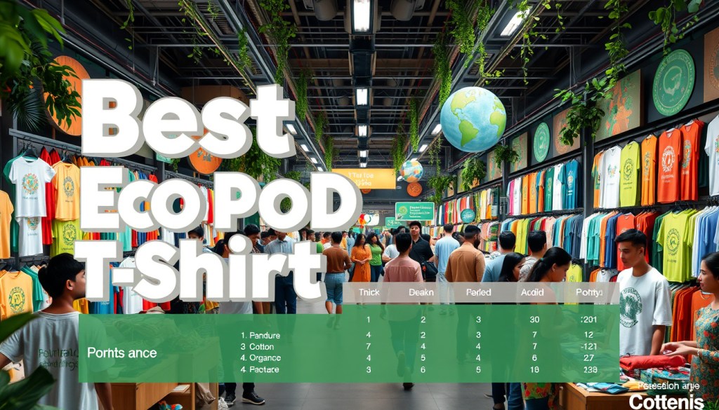 Top 10 Eco-Friendly POD T-Shirt Companies in&nbsp;2025