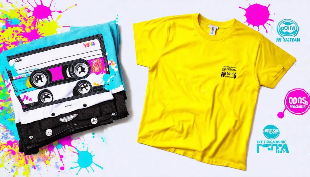 Y2K Bold Print Shirt  Sustainable Retro Mixtape&nbsp;T-Shirt