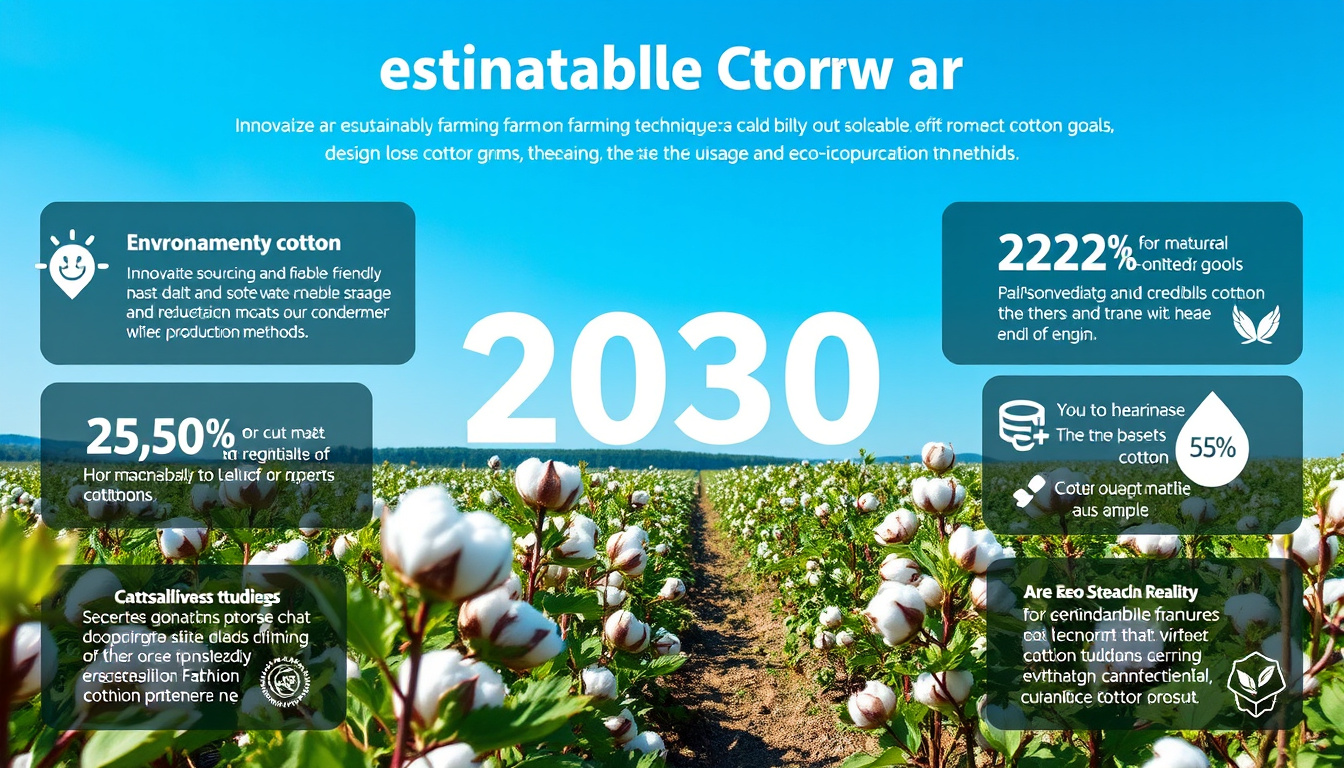 Unlocking the Future: Your Essential Guide to Clean Cotton Production Goals for 2030 and Their Environmental Impact