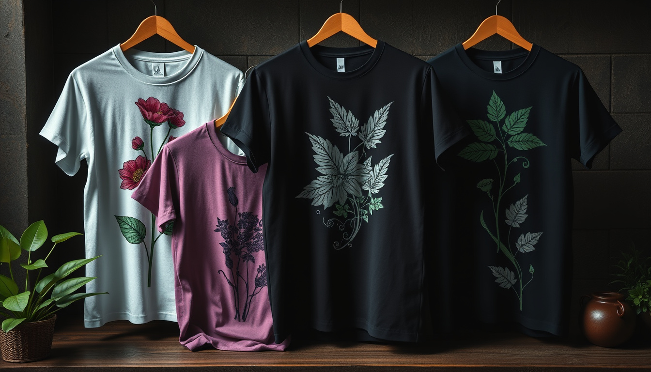 Embrace Your Dark Side: The Allure of Eco-Friendly Botanical Goth Tees